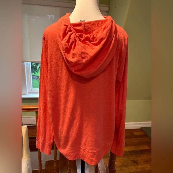 Old Navy Coral Full Zip Hoodie Size XL 🪸 - Picture 8 of 8